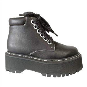 Damen Stiefeletten mit niedrigem Absatz Leder